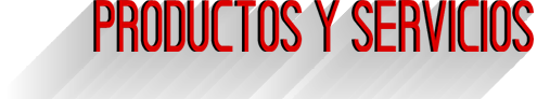 Productos y servicios