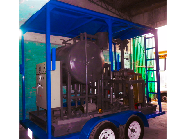 Sistema 6000 LTS/Hr con Remolque Vista Lateral